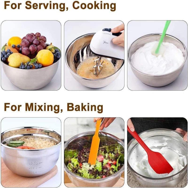 5-Piece Stainless Steel Nesting Set – Smart, Sleek, and Space-Saving