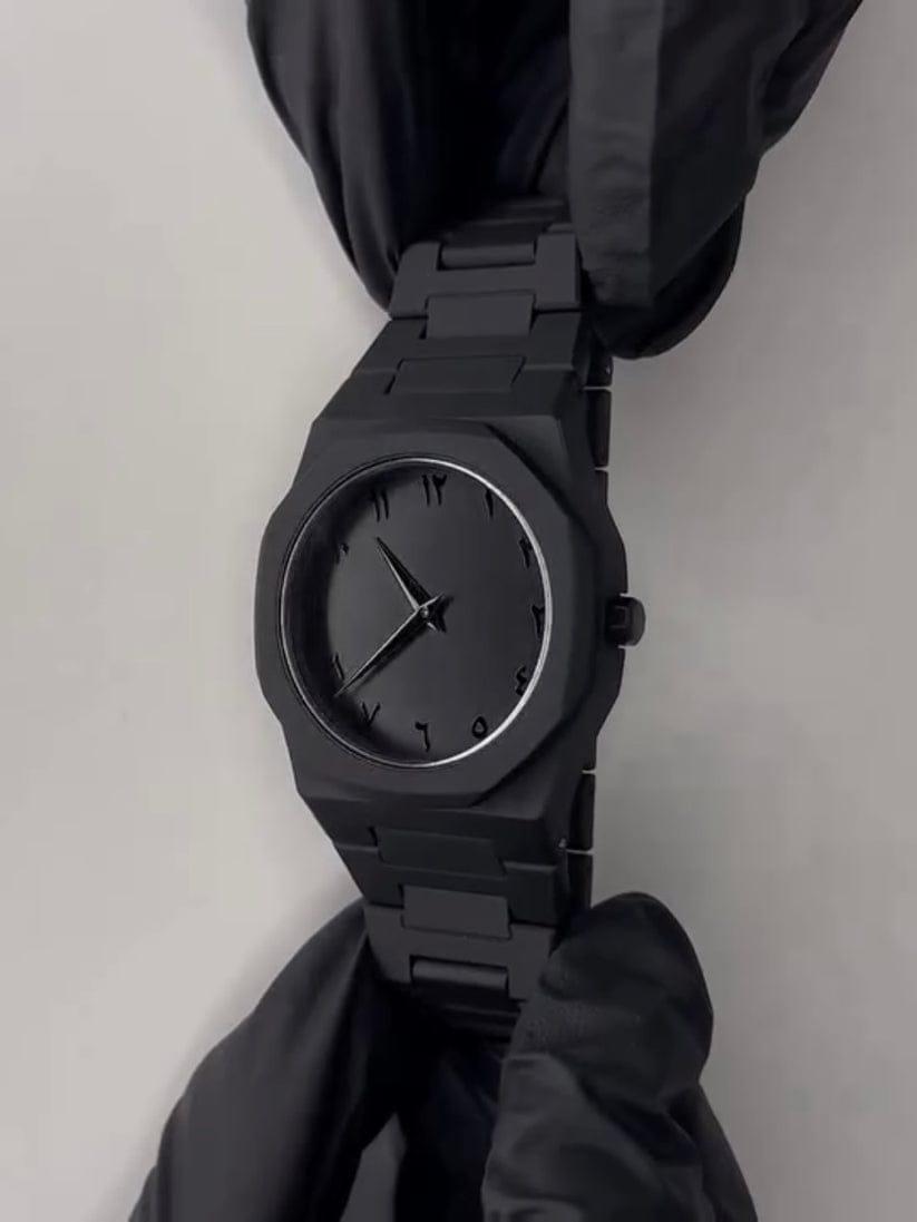 🖤 Black Aura Watch – Timeless Elegance, Redefined