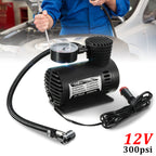 Portable Mini Air Compressor Pump (DC 12V, 300 PSI) – Power On the Go