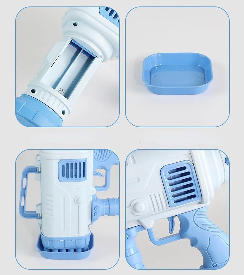 Bubble Gun Toy – Big Size, 32 Holes of Fun!