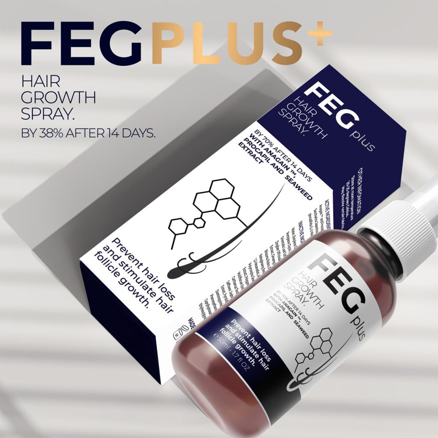 FEG Plus Hair Growth Serum Spray – 50ml